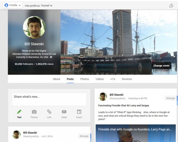 google+profile