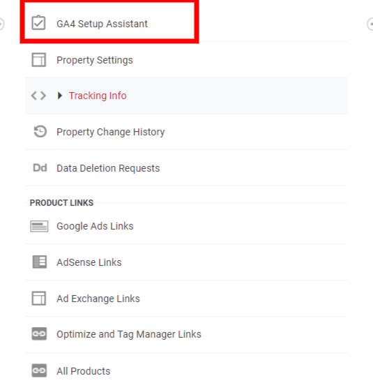 ga4 setup assistant