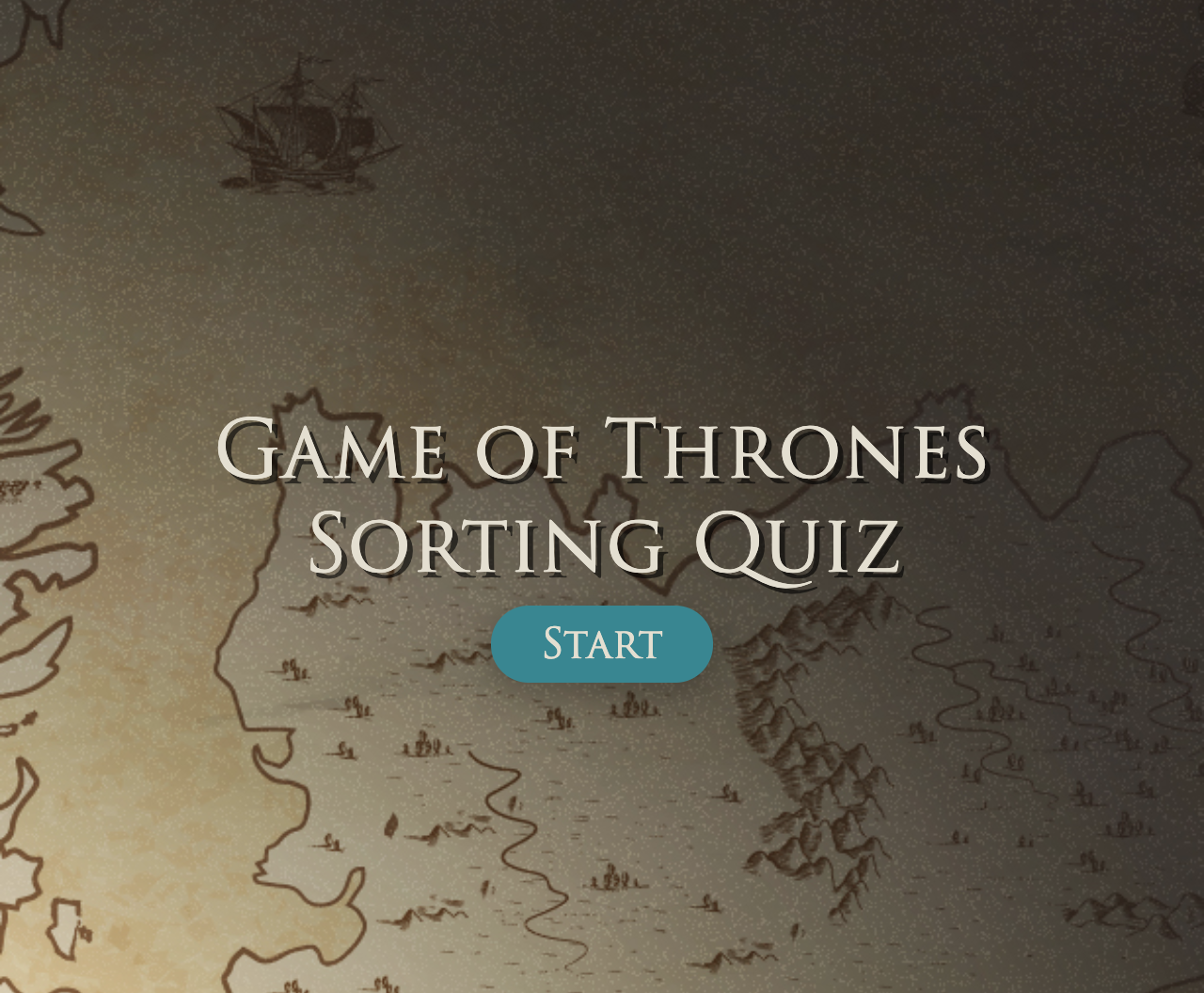 game of thrones quiz start