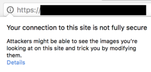 Insecure site after HTTPS migration